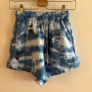 Aviator Nation Blue Tie Dye Shorts